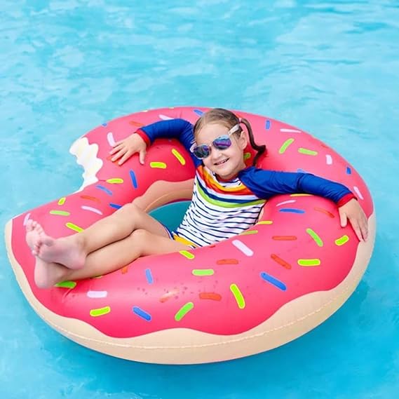 Boia Circular Inflável 80cm Donut Mordido 2