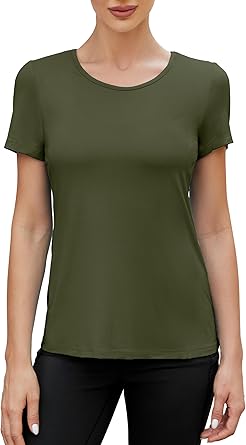Camisetas Femininas de Ginástica Atléticas 4