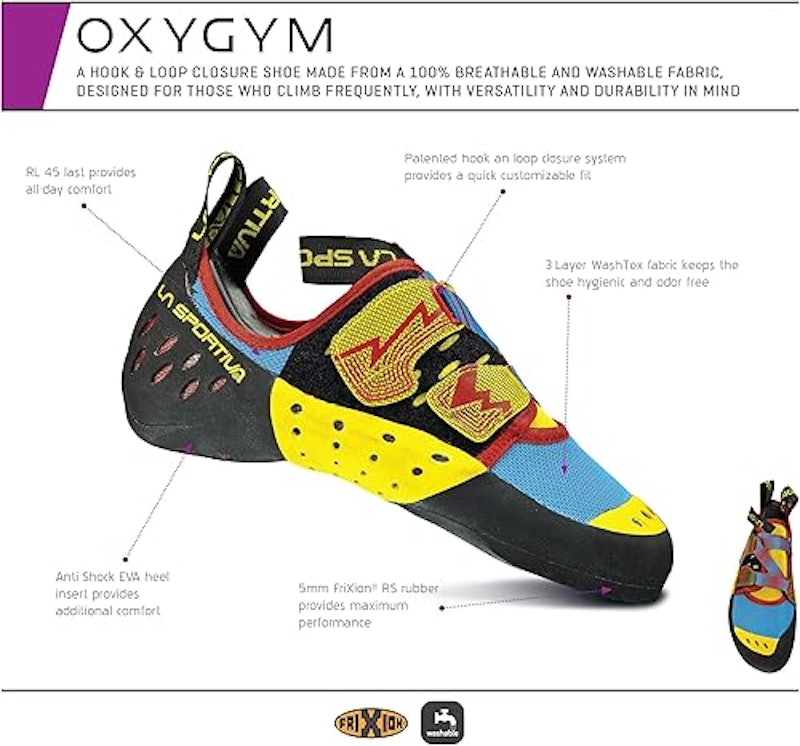 La Sportiva OXYGYM Tênis de Escalada Masculino 3