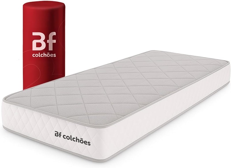 Colchão Solteiro Ortopédico Espuma D33 Vácuo 88 x 188 cm BF Colchões 1