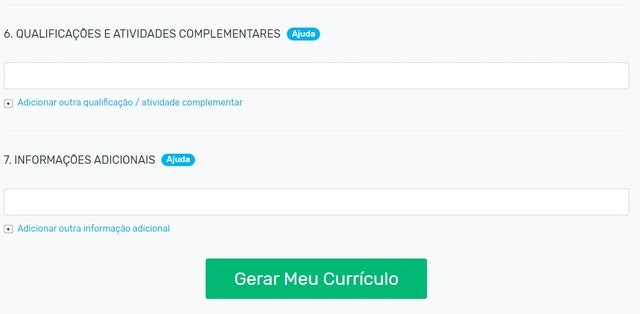 Gerador de Currículo 3