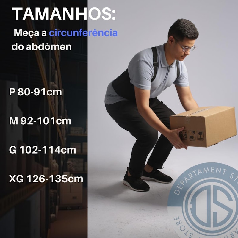 Cinta Lombar Ortopédica Ergonômica Corretor de Postura 5