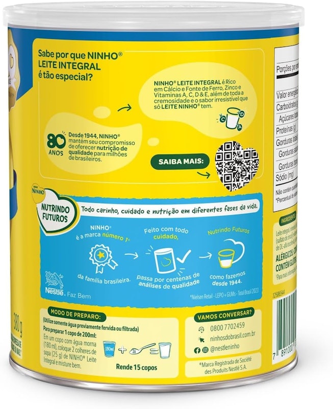Leite Ninho Integral 3