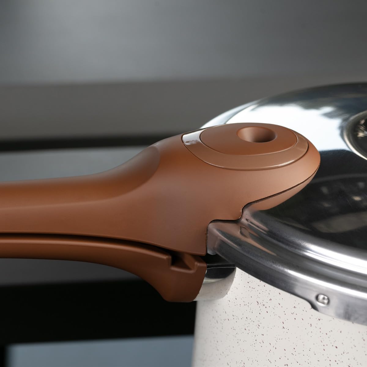 Panela de Pressão Indução Brinox Antiaderente Ceramic Life Pressure 3