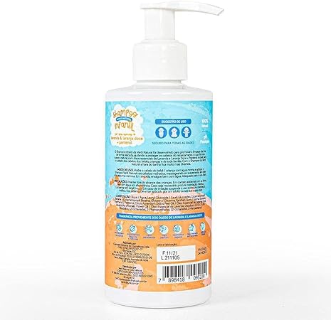 Shampoo Infantil 100% Natural  4
