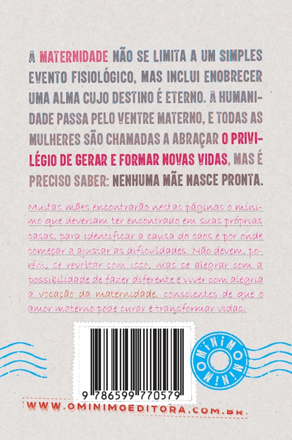 O Mínimo sobre Maternidade 2