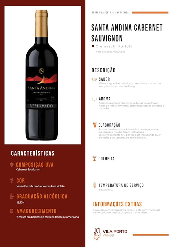 Vinho Tinto Chileno Reservado Cabernet Sauvignon 3