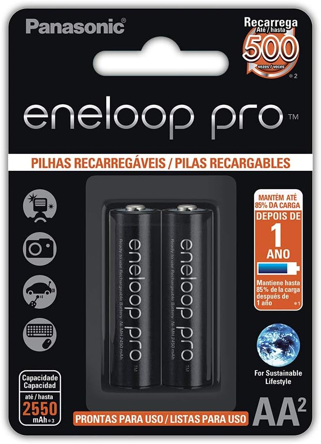 Pilha Eneloop Pro AA 1