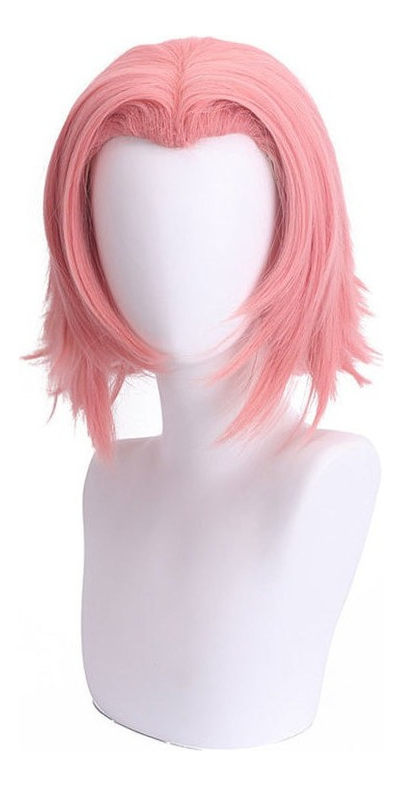 Peruca Cosplay Anime Sakura Naruto 2