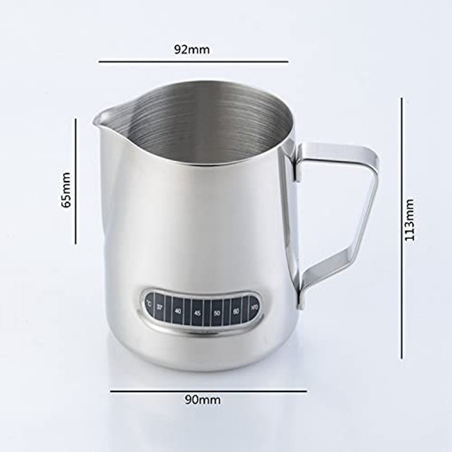 Leiteira Pitcher para Barista com Termômetro 6