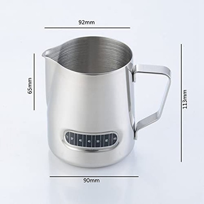 Leiteira Pitcher para Barista com Termômetro 6