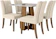DOBUÊ MOVELARIA Conjunto Mesa Athenas com 4 Cadeiras Pádua 1