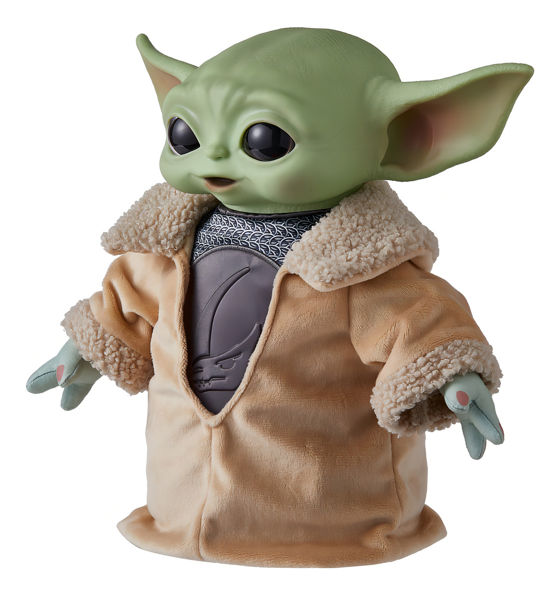 Pelúcia Grogu Star Wars Armadura Beskar Mattel 2
