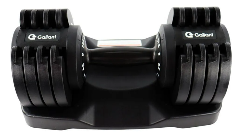 Dumbbell Halter Regulável Anilhas 11,5 kg com Base Elite Pro 2