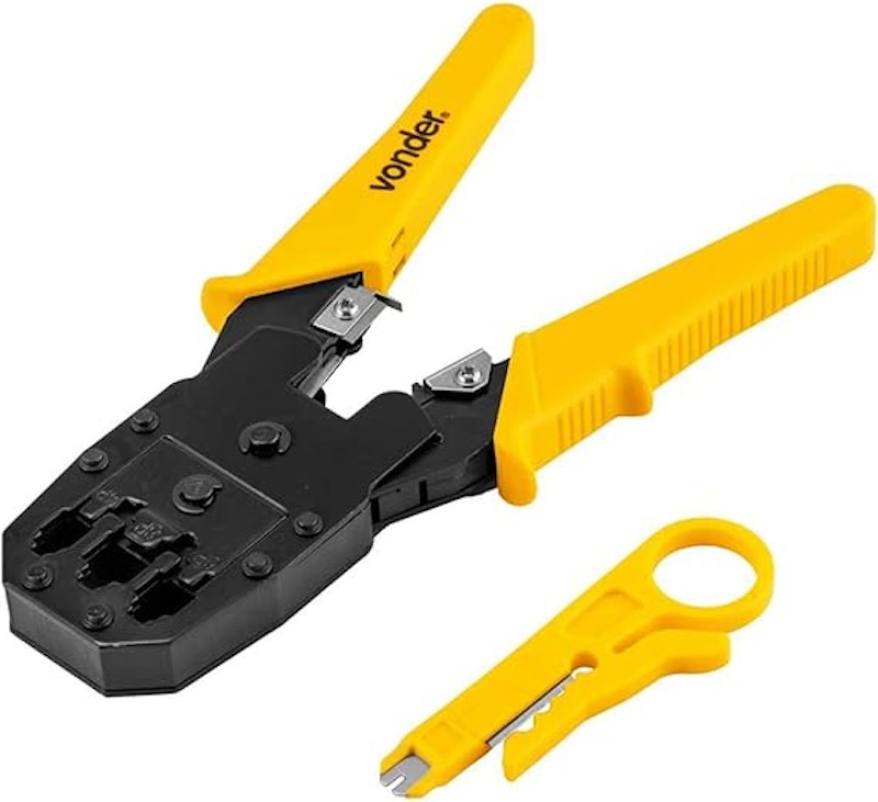 Alicate Crimpador RJ11/RJ12/RJ45 ACV 245 1