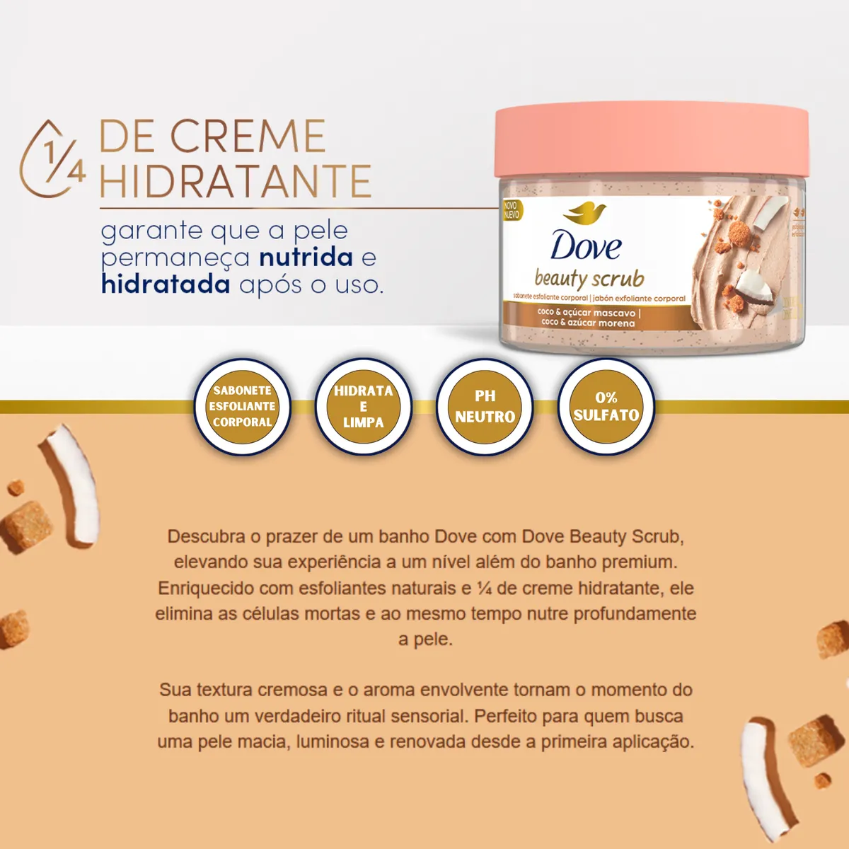 Beauty Scrub Coco e Açúcar Mascavo 4