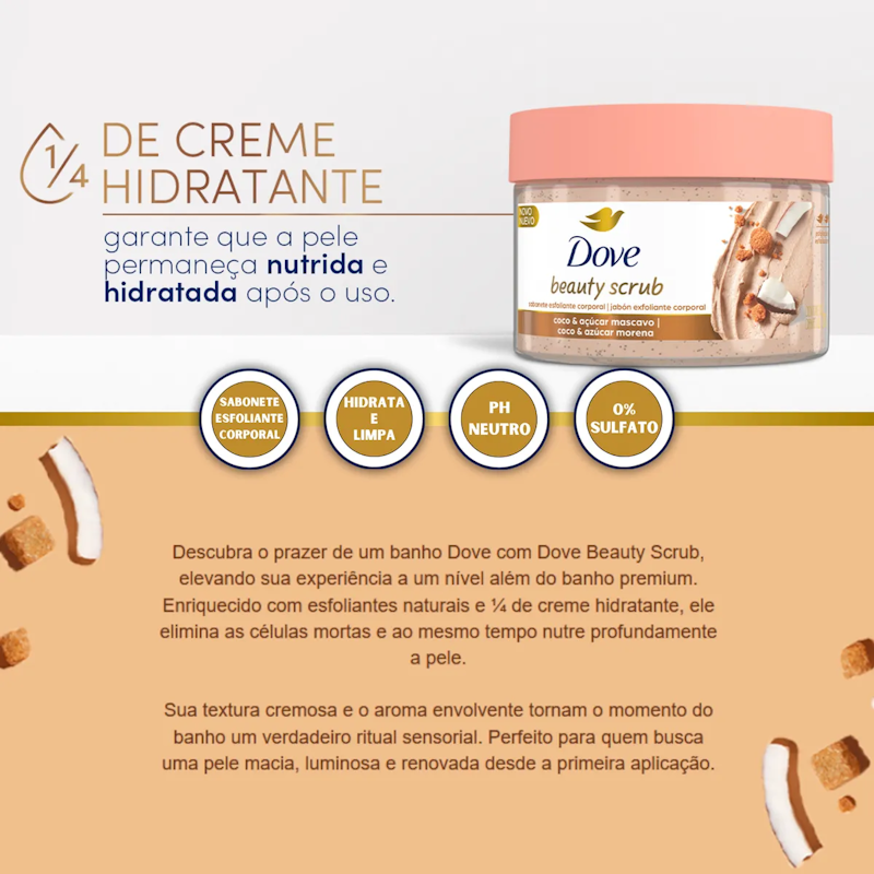 Beauty Scrub Coco e Açúcar Mascavo 4