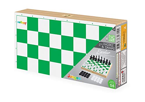 Jogo Xadrez e Damas Escolar 5