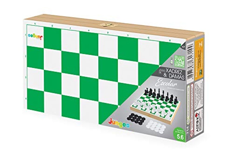 Jogo Xadrez e Damas Escolar 5
