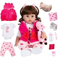 Boneca Bebê Reborn Girafinha