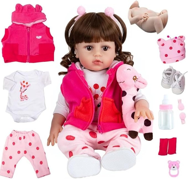 Boneca Bebê Reborn Girafinha 1