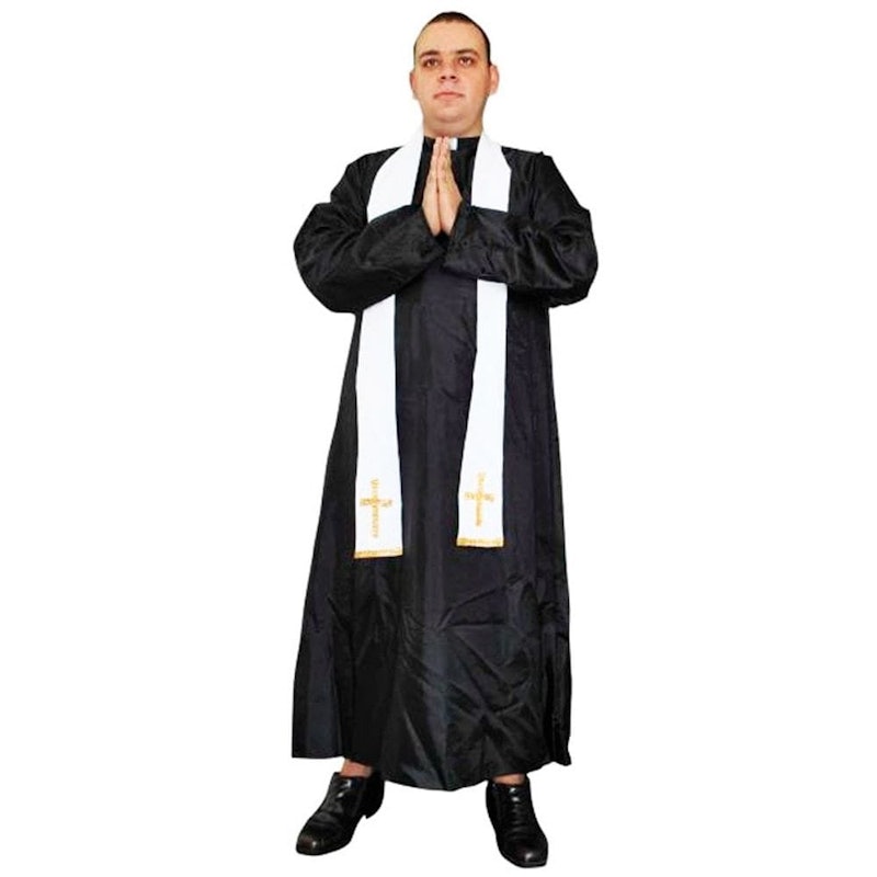 Fantasia de Casal Religioso Padre Diácono e Freira Noviça 4