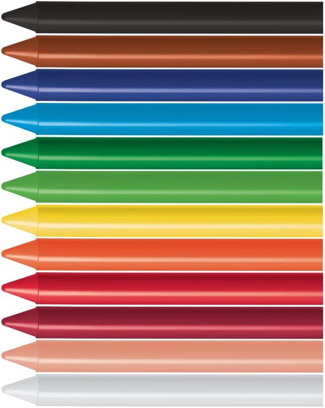 Giz de Cera Gizão 12 Cores Faber-Castell 3