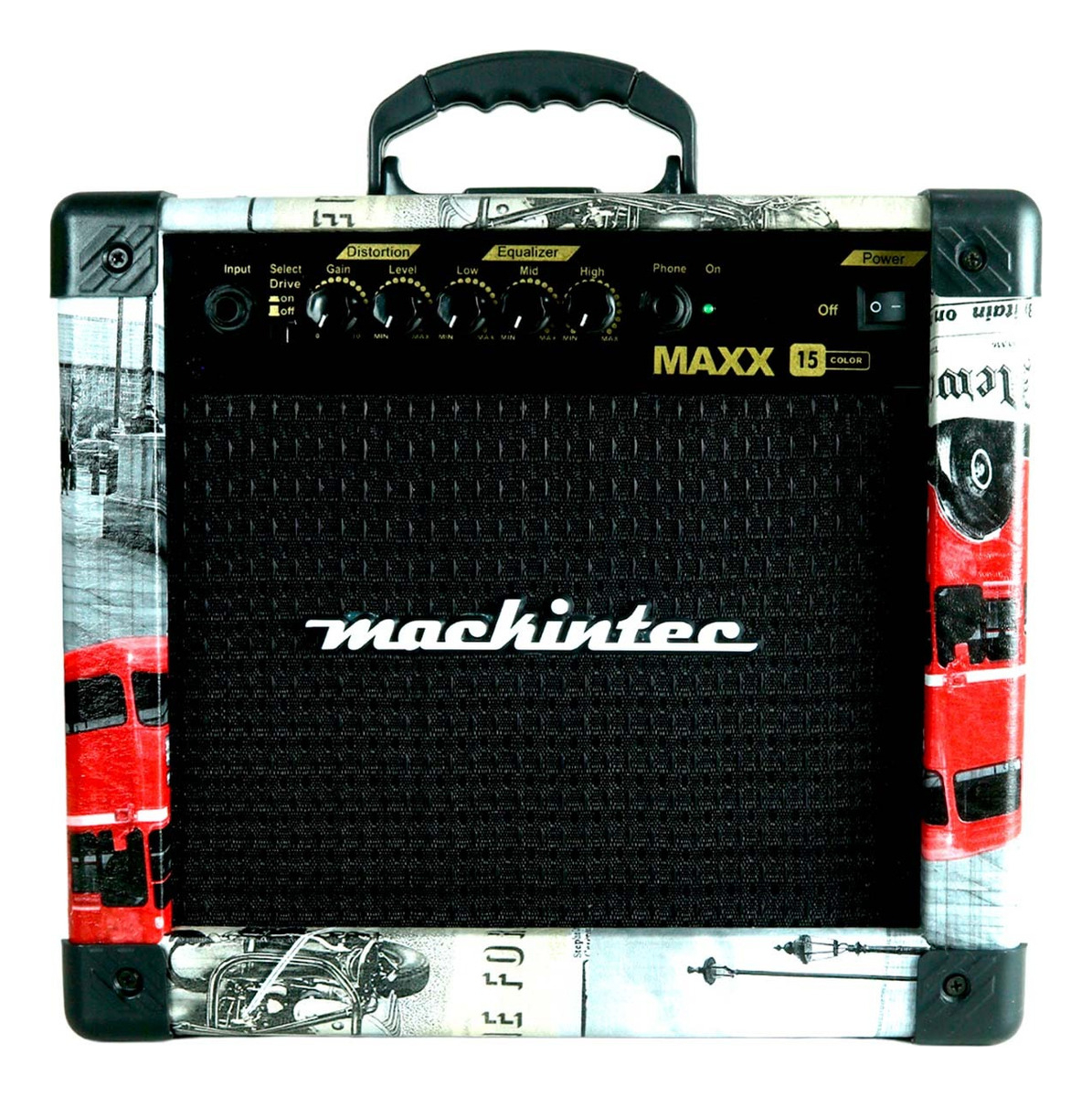 Amplificador Maxx 15 Color Mackintec 3