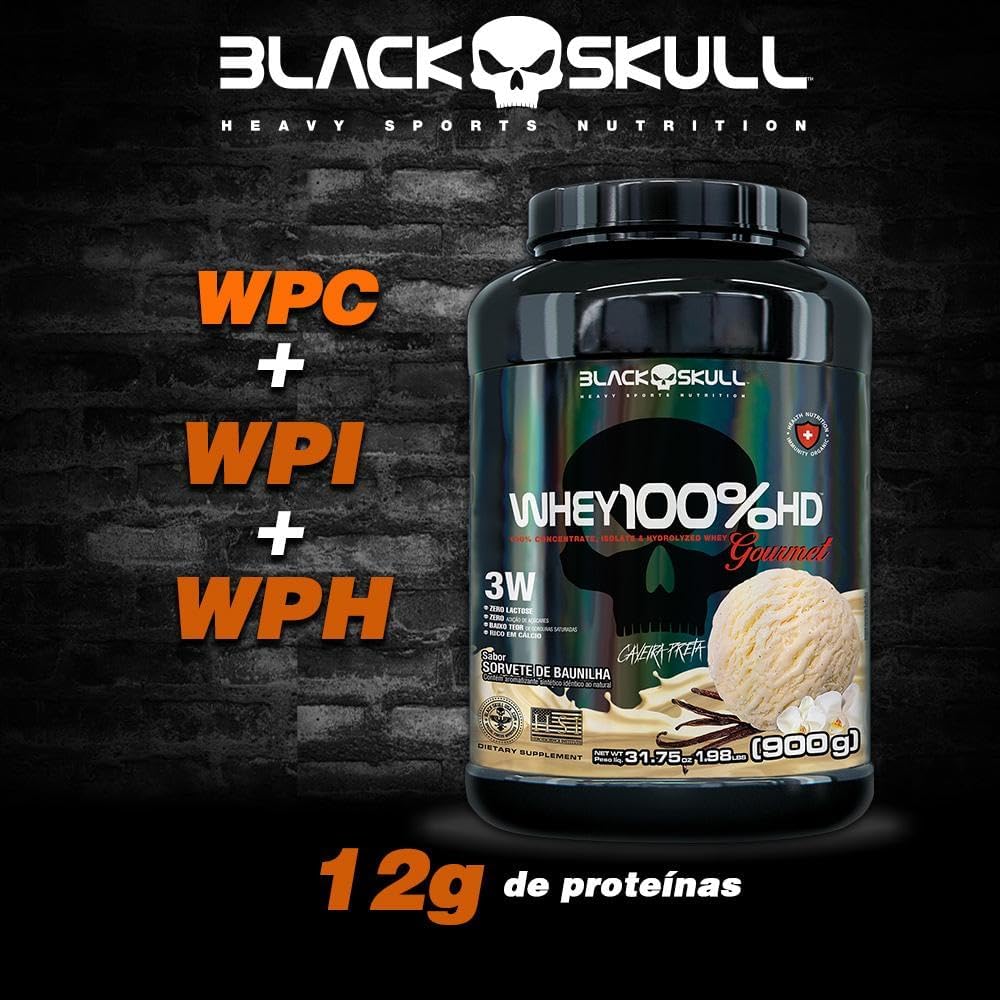 Whey 100% HD Gourmet Black Skull 4