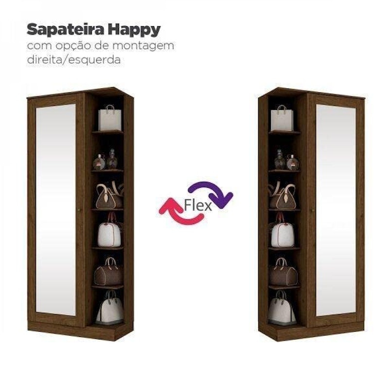 Sapateira Happy Espresso Móveis 5
