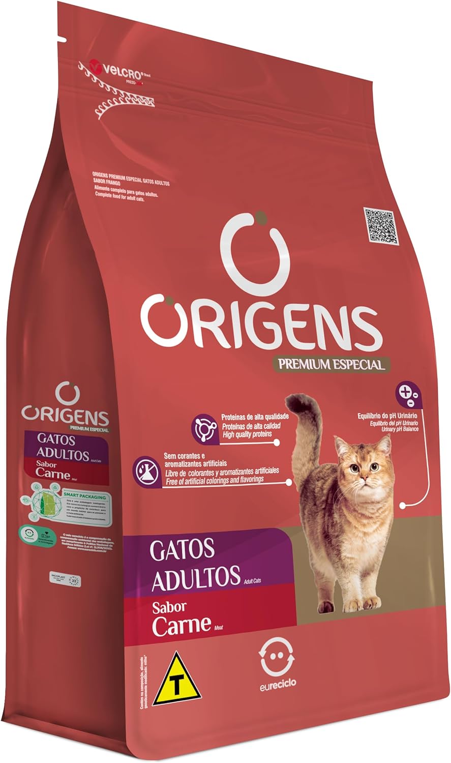 Ração Origens para Gatos Adultos Sabor Carne 2