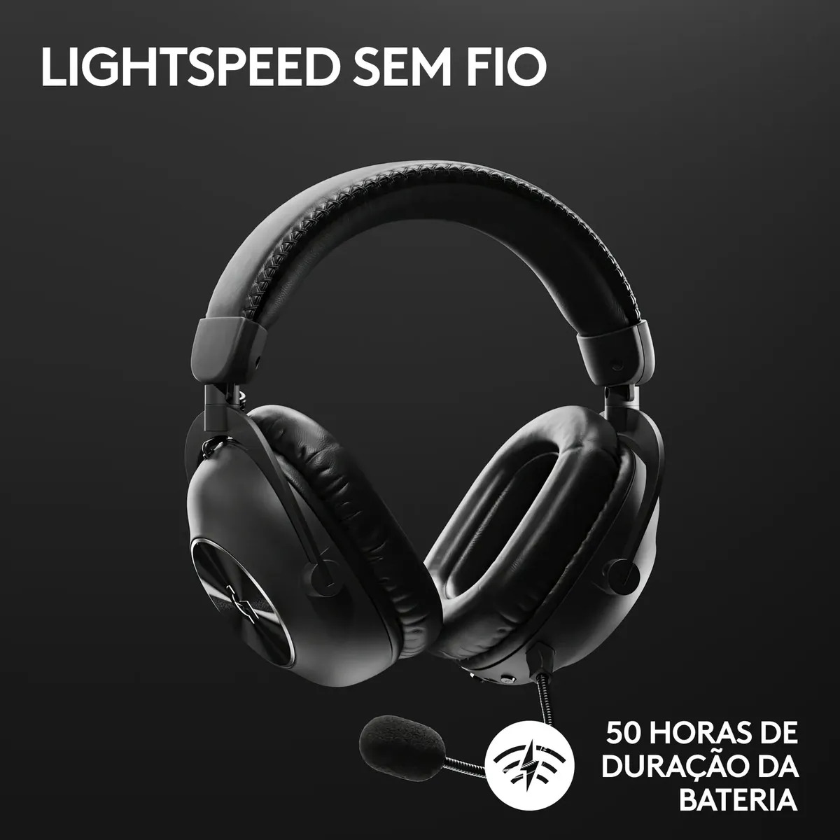 Headset Gamer sem Fio Logitech G PRO X 2 LIGHTSPEED 3