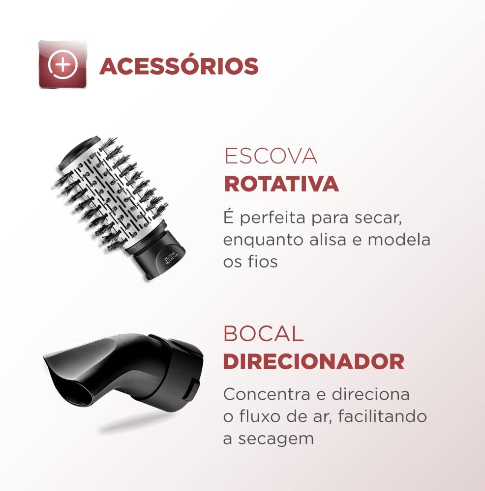 Escova Rotativa Black Rose Line 5