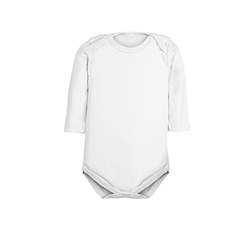 Body Bebê Kit 5 Peças Manga Longa Liso 3