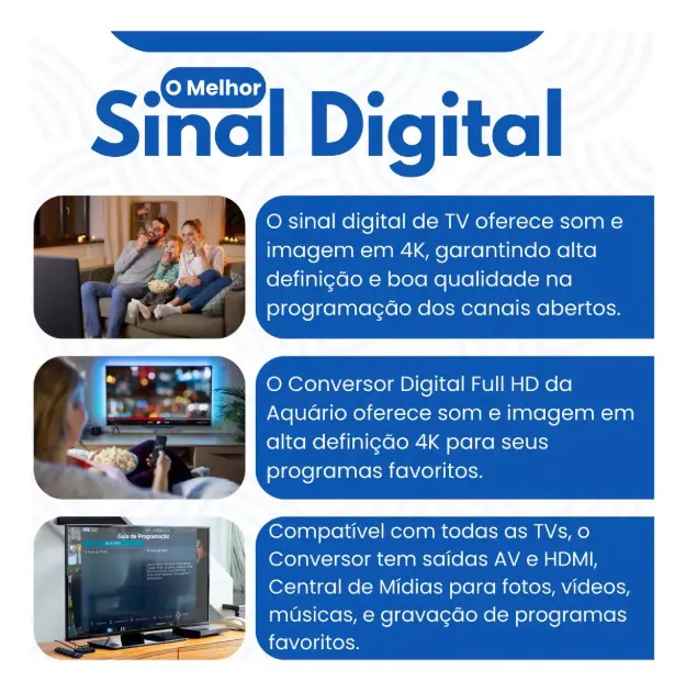 Conversor Digital Full HD Aquário DTV-9000 5