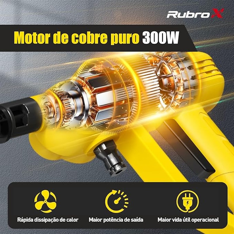 Lavadora de Alta Pressão Portátil RubroX 3