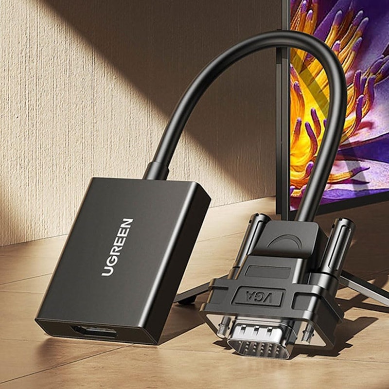 Adaptador de Vídeo Ugreen VGA p/ HDMI Macho/Fêmea 2