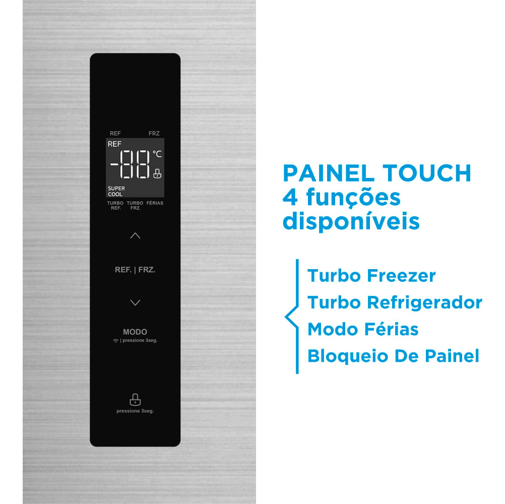 Geladeira Side by Side 511 L Inverter Conectada  5