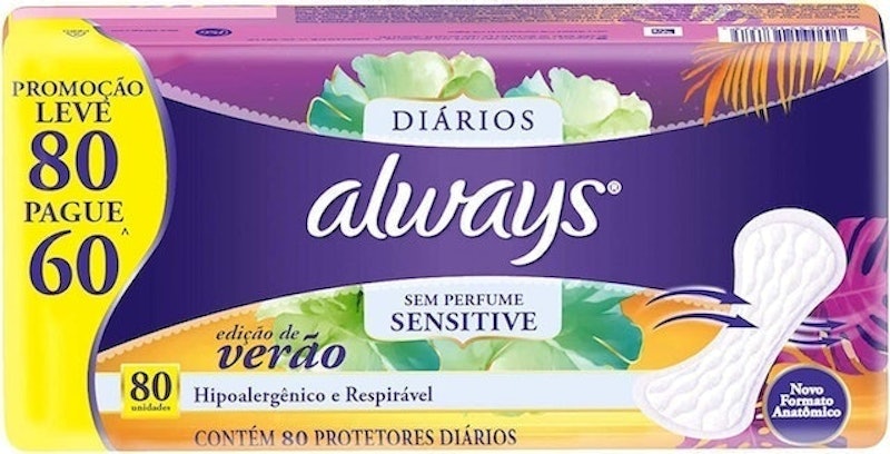 Protetor Diário Always Sensitive Edição de Verão 1