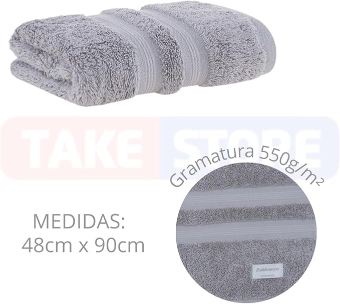 Toalha de Rosto Buddemeyer Algodão Egípcio 6