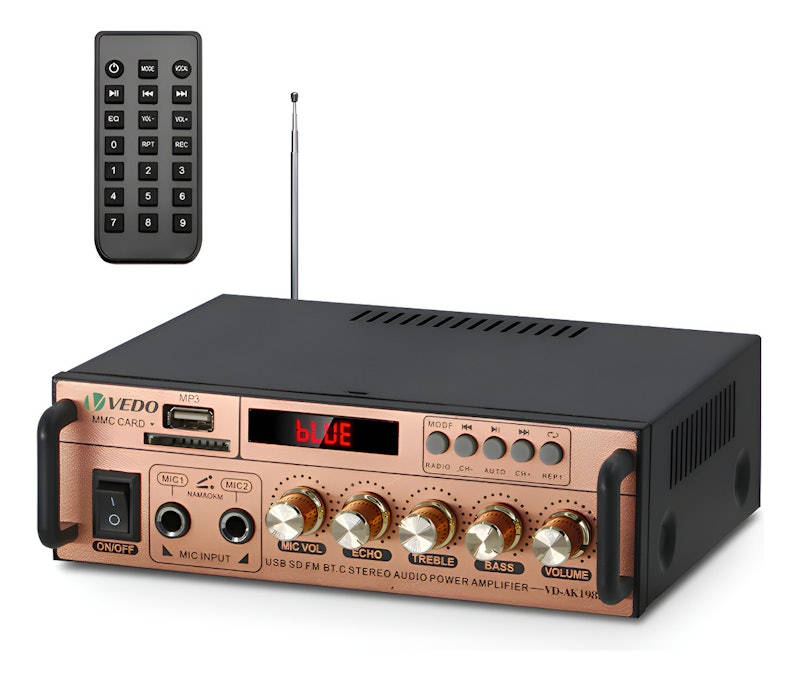 Amplificador de Áudio Digital Bluetooth 1