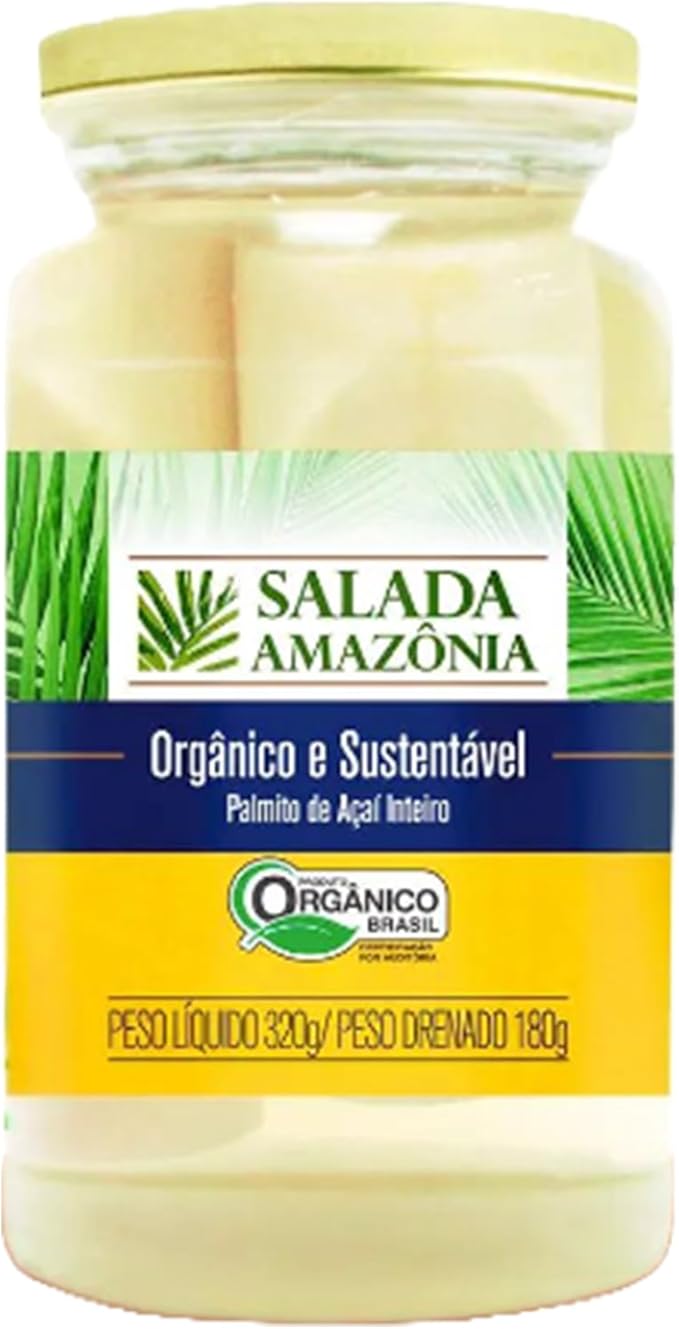 Palmito Açaí Inteiro Orgânico Salada Amazônia 1