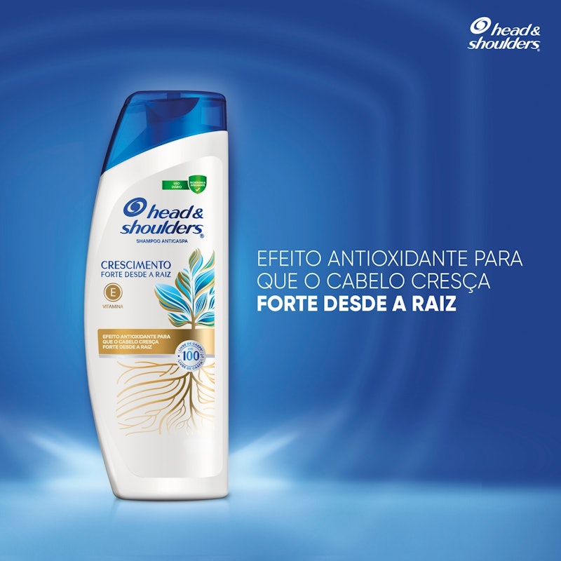 Shampoo Anticaspa Crescimento Desde a Raiz Vitamina E 3