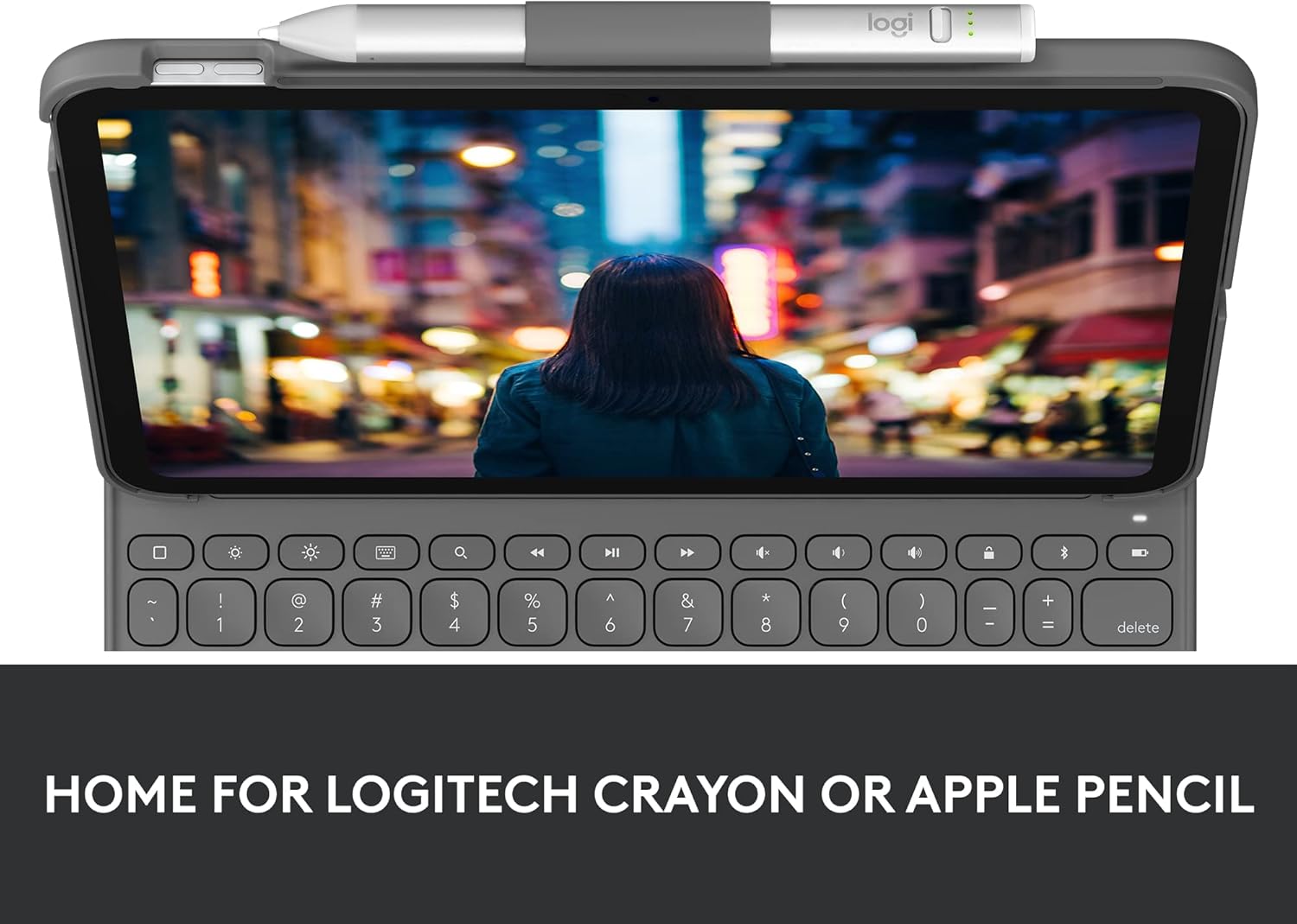 Capa com Teclado Logitech Slim Folio para iPad 5