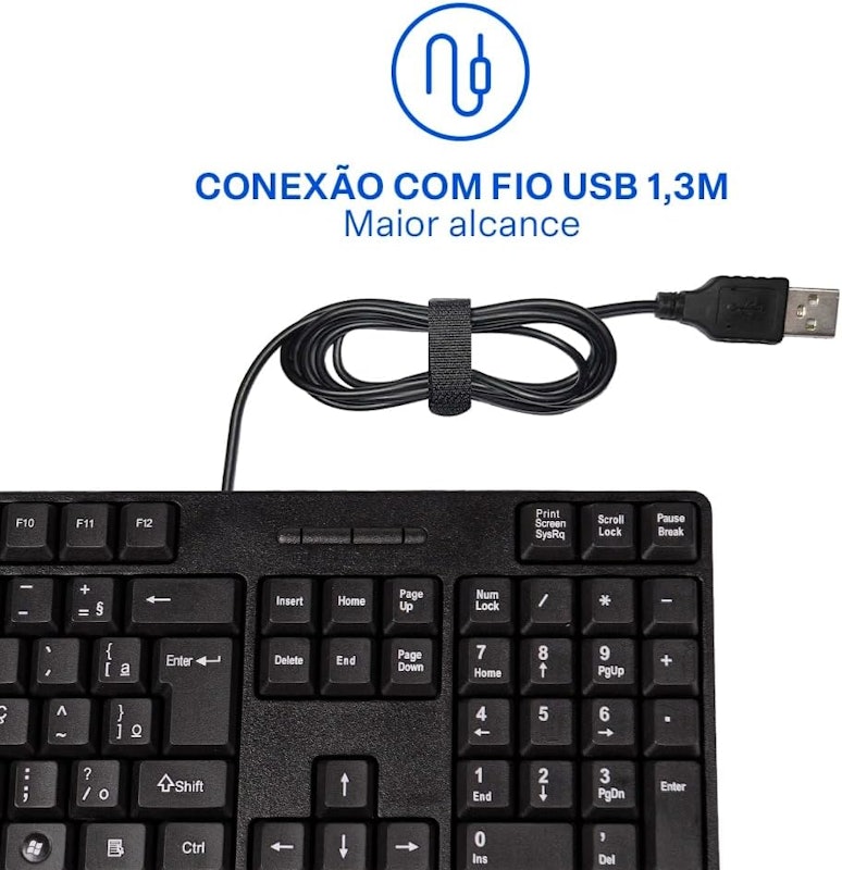 Teclado com Fio Multi 3