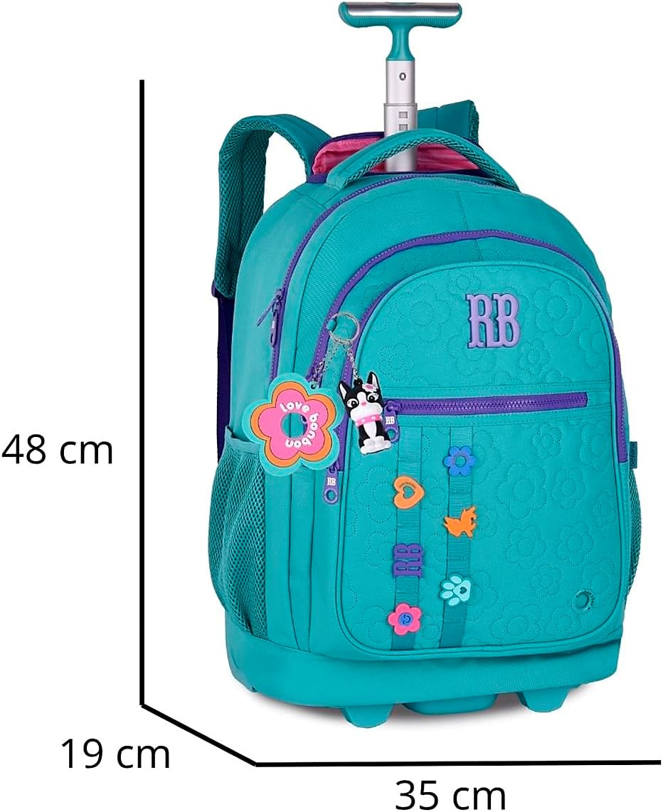 Mochila Infantil Menina RB Rebecca Bonbon Holografica 2