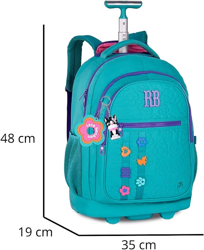 Mochila Infantil Menina RB Rebecca Bonbon Holografica 2