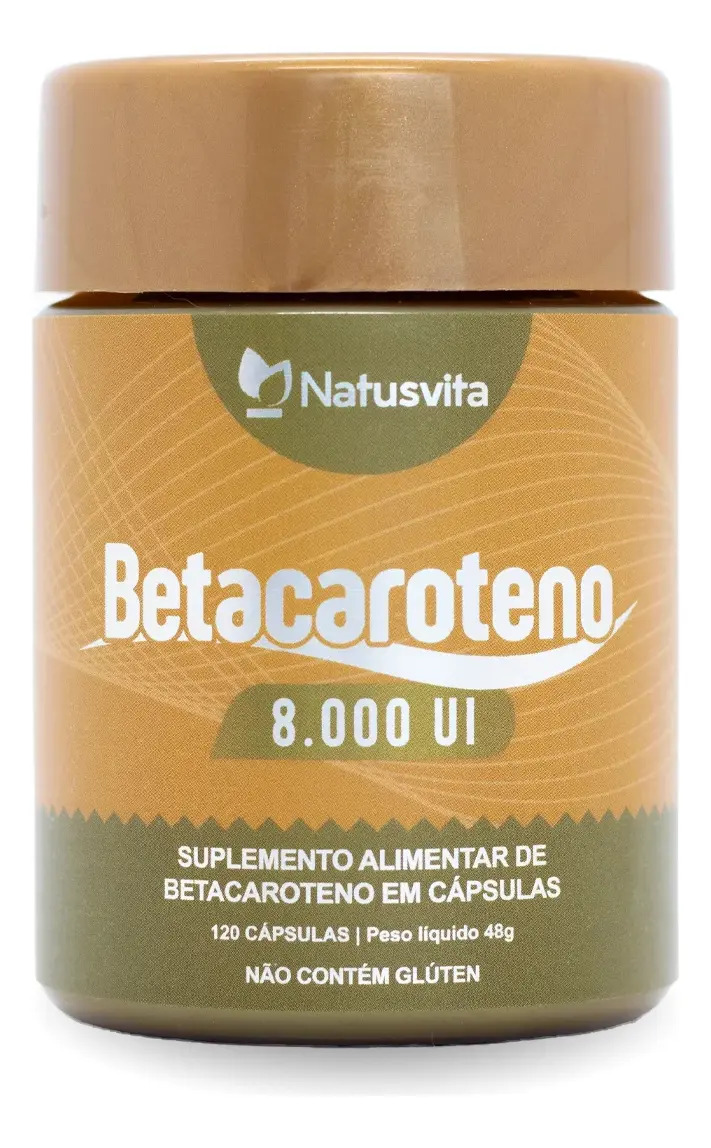 Betacaroteno (8.000 UI) 120 Cápsulas 1