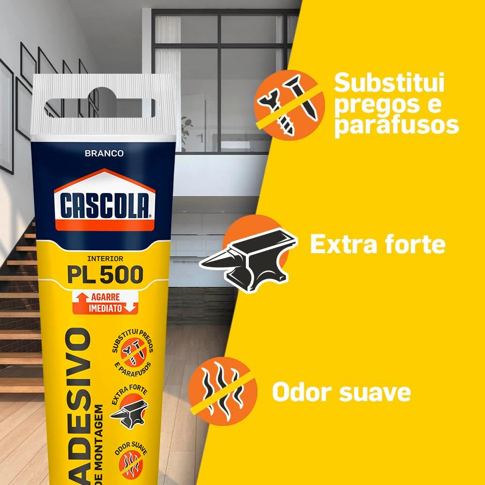 Adesivo de Montagem PL 500 Interior 3