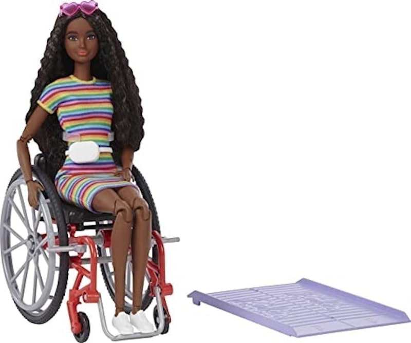 Barbie Fashionista Negra Com Cadeira de Rodas 1